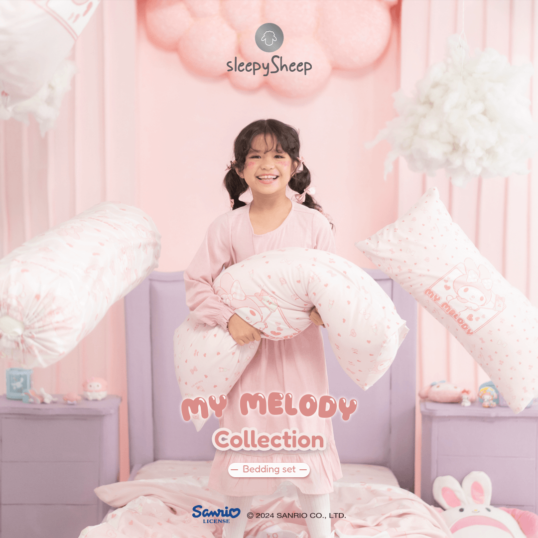sleepy sheep, bedding, myemelody, sanrio collection journey