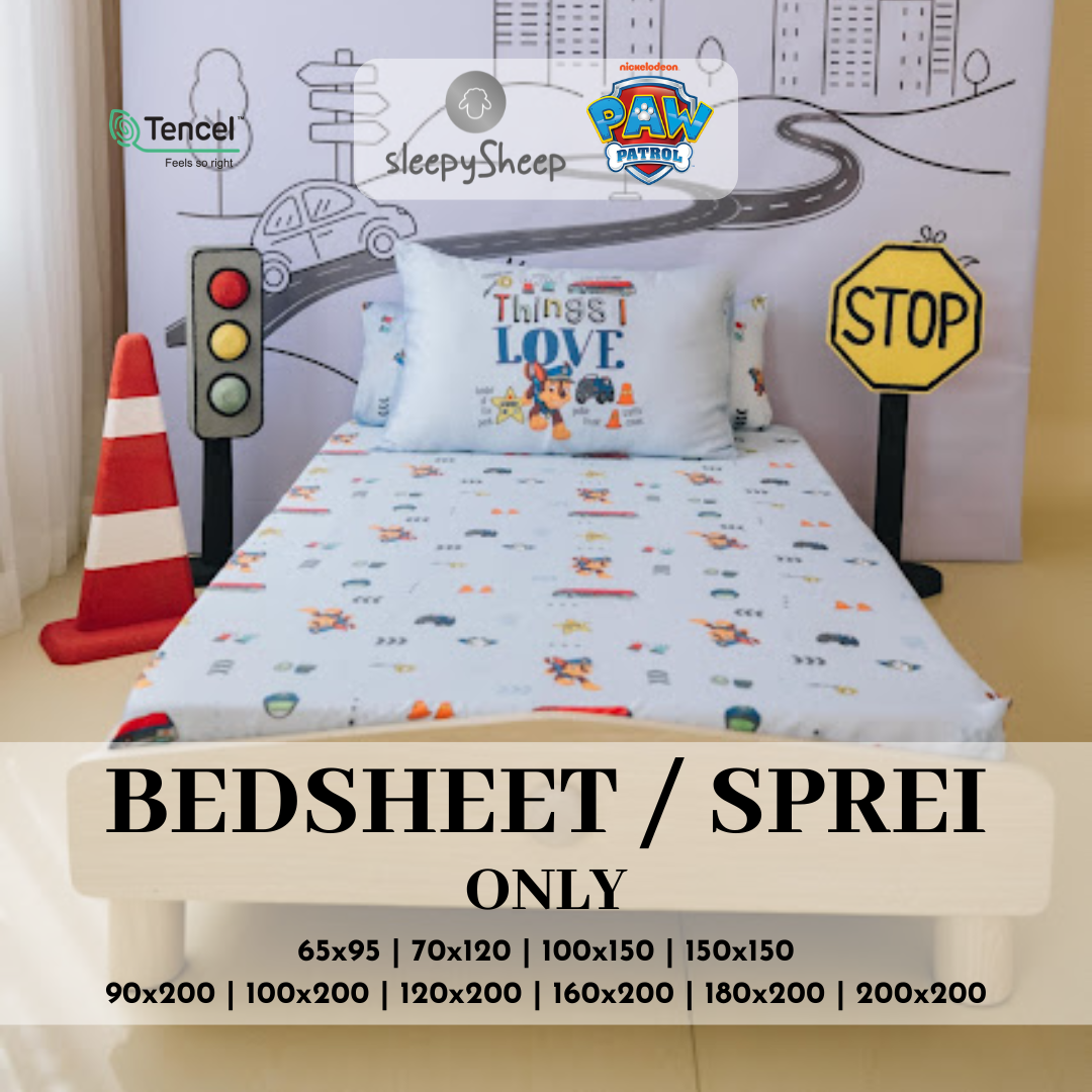 PAW PATROL Pup Picks Favorite Things Collection Sprei Saja Bedsheet Only Tencel