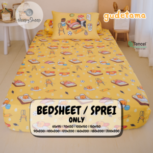 SLEEPYSHEEP GUDETAMA Sprei Tencel (Bedsheet Only)