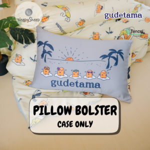 SLEEPYSHEEP GUDETAMA Sarung Bantal & Guling Tencel