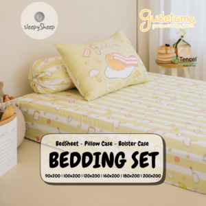 SLEEPYSHEEP GUDETAMA Bedding Set Sprei Tencel