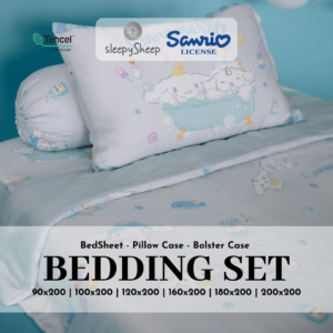 SLEEPYSHEEP Sanrio Happiness Bedding Set Sprei Tencel