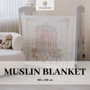 SLEEPYSHEEP Swaddle Muslin Blanket Bamboo (Selimut Bedong Bayi)