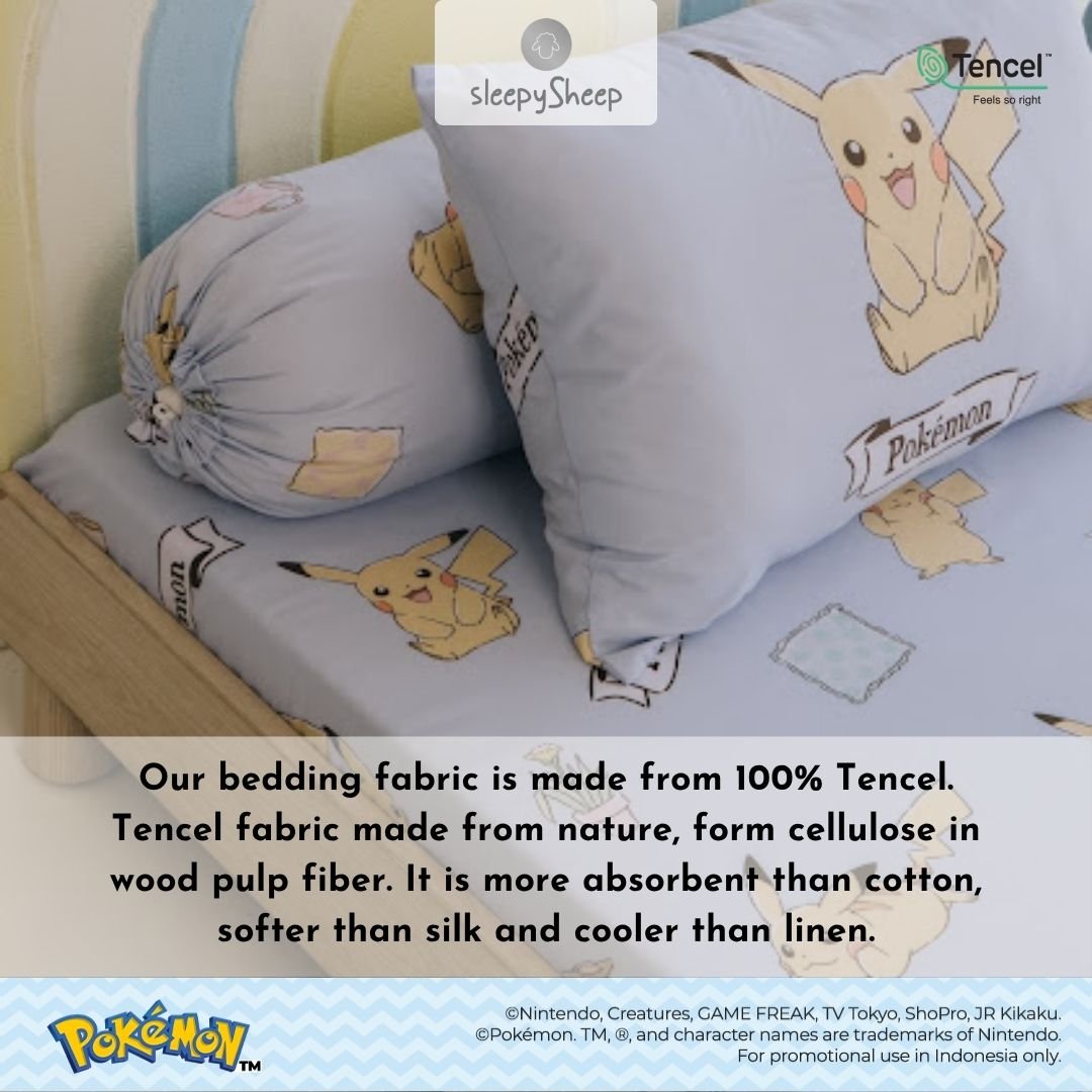 SLEEPYSHEEP POKEMON Fullset Sprei & Bedcover Tencel - Image 2
