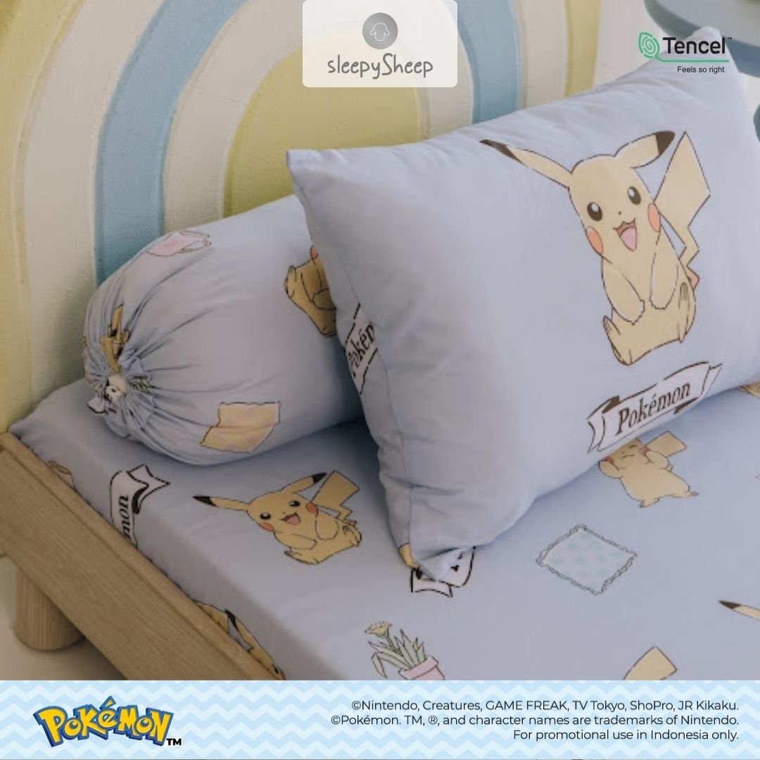 SLEEPYSHEEP POKEMON Fullset Sprei & Bedcover Tencel - Image 5