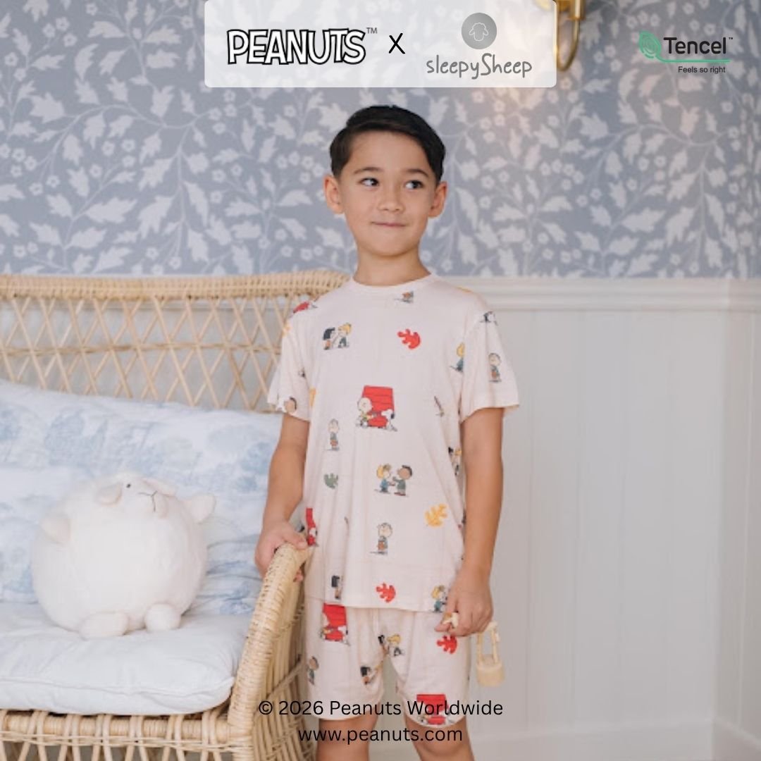SLEEPYSHEEP Snoopy Peanuts Kids Basic Tee Tencel (Kaos Polos Anak) - Image 4