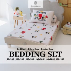 SLEEPYSHEEP SNOOPY PEANUTS EVERYDAY Bedding Set Sprei Tencel