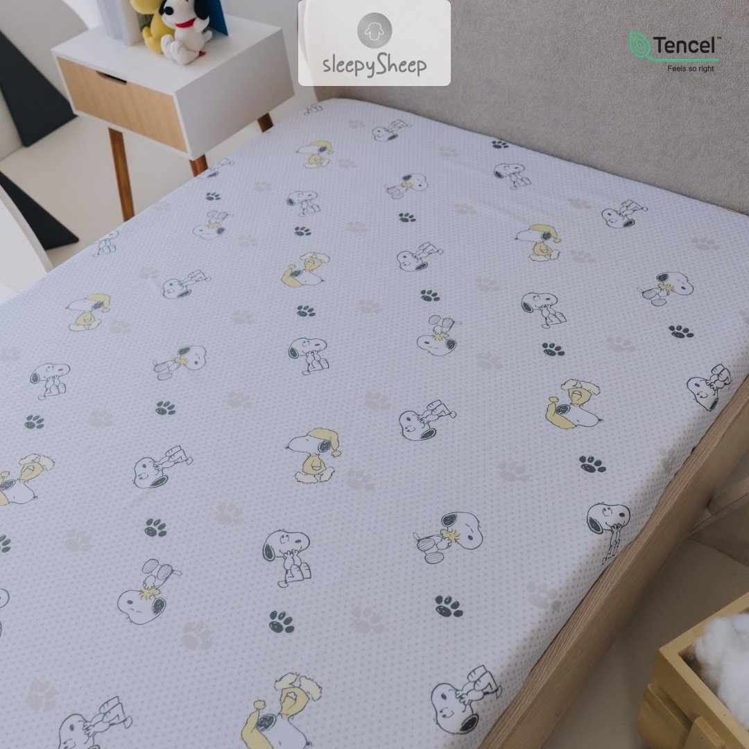 SLEEPYSHEEP SNOOPY PEANUTS EVERYDAY Bedding Set Sprei Tencel - Image 6
