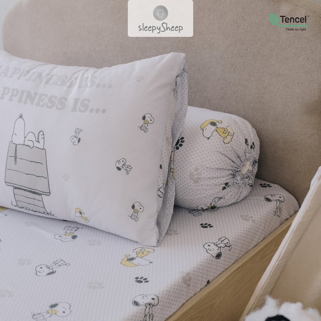 SLEEPYSHEEP SNOOPY PEANUTS EVERYDAY Bedding Set Sprei Tencel - Image 5